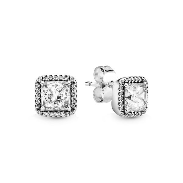 square sparkle halo stud earrings for pandora authentic sterling silver wedding designer jewelry for women men girlfriend gift cz diamond ea, Golden;silver
square sparkle halo stud earrings for pandora authentic sterling silver wedding designer jewelry for women men girlfriend gift cz diamond ea, Golden;silver