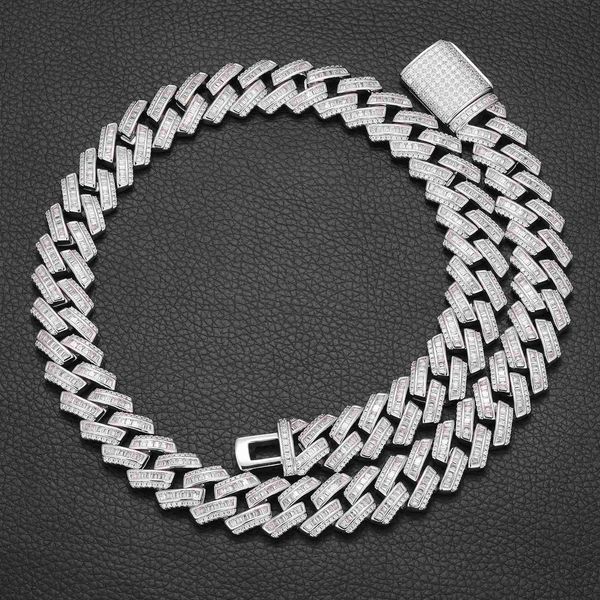 dropshpping jewellery 16mm white gold plated copper alloy prong setting aaaaa zircon diamond iced out cuban link chain necklace, Silver
dropshpping jewellery 16mm white gold plated copper alloy prong setting aaaaa zircon diamond iced out cuban link chain necklace, Silver
