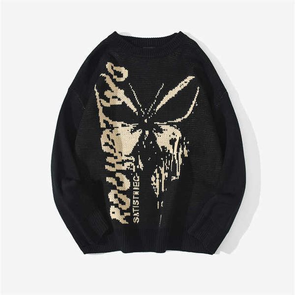 mens hip hop knitwear women's y2k sweaters harajuku fashion butterfly male loose 2021 casual streetwear pullover 230222, White;black
mens hip hop knitwear women's y2k sweaters harajuku fashion butterfly male loose 2021 casual streetwear pullover 230222, White;black
