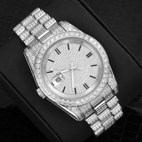 wristwatches luxury custom bling iced out watches white gold plated moiss anite diamond watchess 5a replication mechanical mecd, Slivery;golden
wristwatches luxury custom bling iced out watches white gold plated moiss anite diamond watchess 5a replication mechanical mecd, Slivery;golden