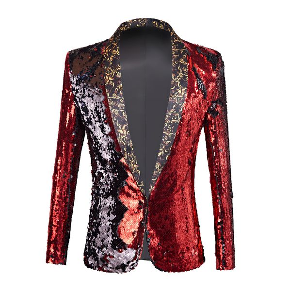 men's suits blazers shiny decorated jacket for night club graduation homme cost sequin dj black 230222, White;black
men's suits blazers shiny decorated jacket for night club graduation homme cost sequin dj black 230222, White;black