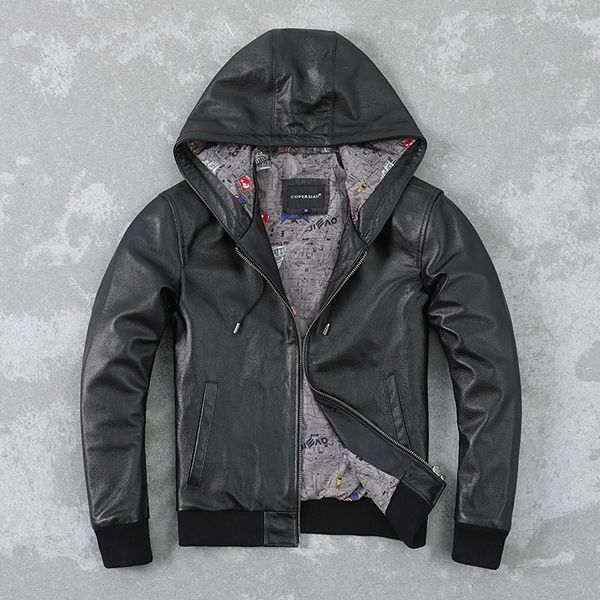 men s leather faux yr plus brand genuine leather hoodies wholesales men black cowhide jacket plus size quality coat 230221
men s leather faux yr plus brand genuine leather hoodies wholesales men black cowhide jacket plus size quality coat 230221