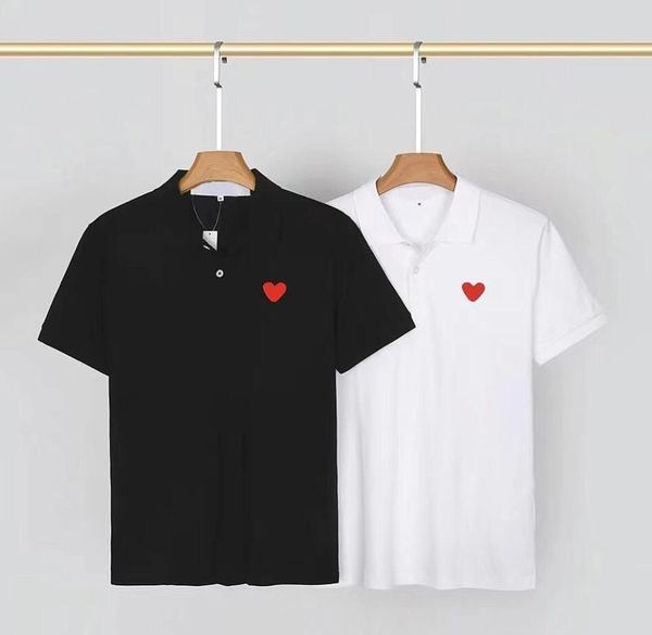 mens designer polos summer men polo shirt with heart embroidery lapel t-shirt fashion clothing m-2xl, White;black
mens designer polos summer men polo shirt with heart embroidery lapel t-shirt fashion clothing m-2xl, White;black