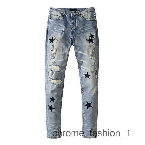owcz designer jeans amira fashion star pierced men's slim fit thin leggings denim cotton vedn pleated wrinkled knee patch ripped am lei, Blue
owcz designer jeans amira fashion star pierced men's slim fit thin leggings denim cotton vedn pleated wrinkled knee patch ripped am lei, Blue