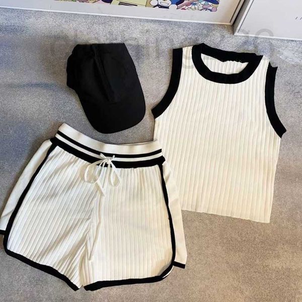 designer women's two piece pants knitted short set sleeveless knit vest girl elastic waist tracksuits sweat suit f118, White;black
designer women's two piece pants knitted short set sleeveless knit vest girl elastic waist tracksuits sweat suit f118, White;black