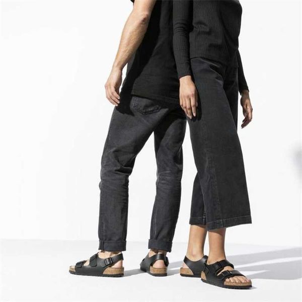 german slippers designer birkinstocks burken milano cork street open toe burken double button belt buckle sandals for men and women 8sa3, Black
german slippers designer birkinstocks burken milano cork street open toe burken double button belt buckle sandals for men and women 8sa3, Black