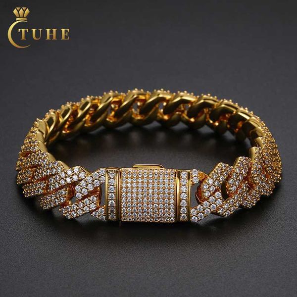 new arrival bileklik hip hop anklet 15mm gold plated copper 2 rows 5a cz stone miami cuban link chain bracelet, Golden;silver
new arrival bileklik hip hop anklet 15mm gold plated copper 2 rows 5a cz stone miami cuban link chain bracelet, Golden;silver