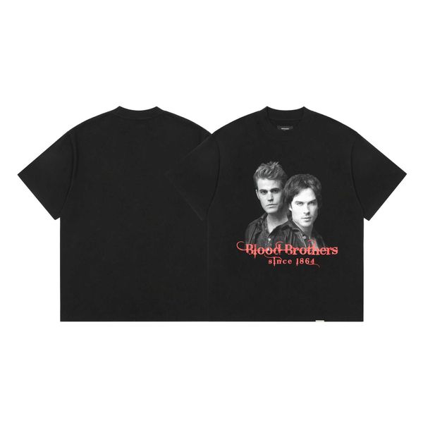 2023 men's and women's fashion t shirt western european brand designer rep high street trend letter print short sleeve loose unise, White;black
2023 men's and women's fashion t shirt western european brand designer rep high street trend letter print short sleeve loose unise, White;black