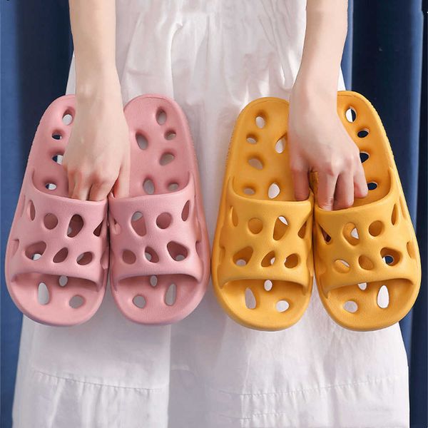 2022 Hollow Bathroom Home Cloud Slippers Women Soft Sole EVA Indoor Slides Sandals Summer Casual Nonslip Flip Flops Z0215, Black
2022 Hollow Bathroom Home Cloud Slippers Women Soft Sole EVA Indoor Slides Sandals Summer Casual Nonslip Flip Flops Z0215, Black