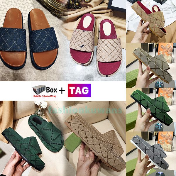 with box women designer slippers fashion mid-heel platform slide sandals luxury blue grey couple shoes outdoor beach sandal size 35-44, Black
with box women designer slippers fashion mid-heel platform slide sandals luxury blue grey couple shoes outdoor beach sandal size 35-44, Black