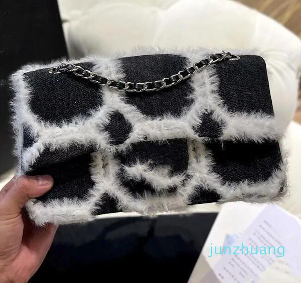 cc bag denim fluffy tassel flap bags womens classic faux fur silver metal hardware chain shoulder crossbody pluffy purse 61278 large capacit
cc bag denim fluffy tassel flap bags womens classic faux fur silver metal hardware chain shoulder crossbody pluffy purse 61278 large capacit