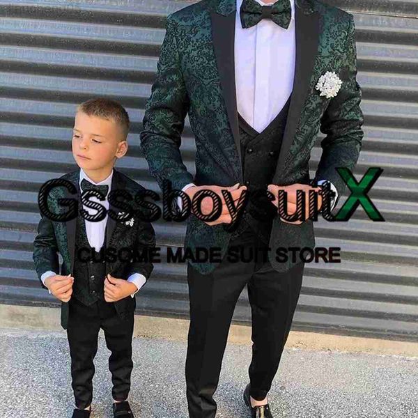 clothing sets boys suit wedding tuxedo printed formal jacket set kids blazer pants vest 3 piece custom clothes w0222, White
clothing sets boys suit wedding tuxedo printed formal jacket set kids blazer pants vest 3 piece custom clothes w0222, White