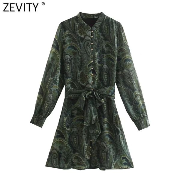 casual dresses zevity women vintage paisley cashew nuts print bow sashes shirt dress female chic single breasted casual chiffon vestidos ds9, Black;gray
casual dresses zevity women vintage paisley cashew nuts print bow sashes shirt dress female chic single breasted casual chiffon vestidos ds9, Black;gray