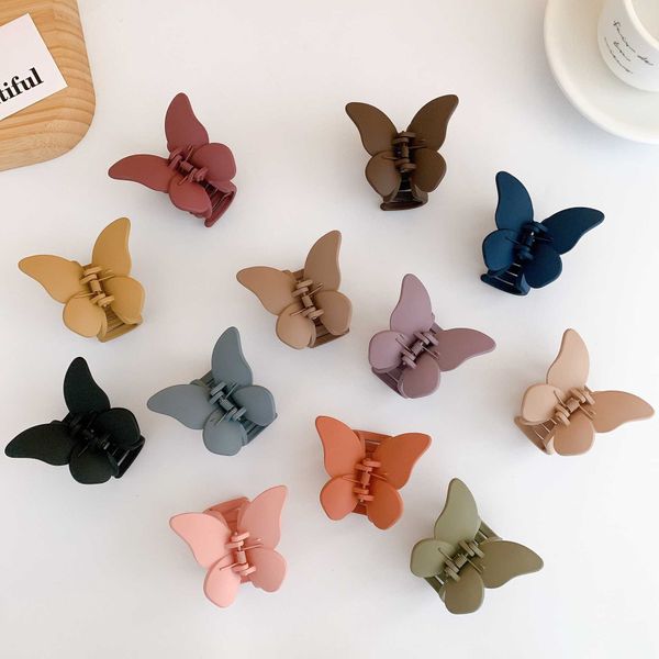 hair clips barrettes wholesale selling cute medium matte pure color butterfly decorative accessories plastic hair claw clips for women girls, Golden;silver
hair clips barrettes wholesale selling cute medium matte pure color butterfly decorative accessories plastic hair claw clips for women girls, Golden;silver