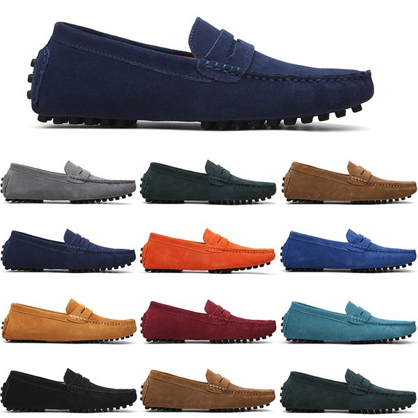 men casual shoes black light blue red gray orange green brown mens slip on lazy suede leather shoe big size 38-47 nude
men casual shoes black light blue red gray orange green brown mens slip on lazy suede leather shoe big size 38-47 nude