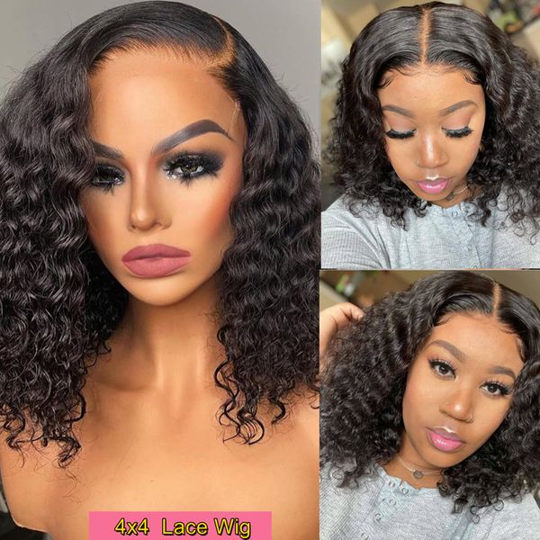 short curly bob wig wet and wavy water wave bob wig malaysian lace front human hair wigs for women 13x4 frontal wig, Black;brown
short curly bob wig wet and wavy water wave bob wig malaysian lace front human hair wigs for women 13x4 frontal wig, Black;brown
