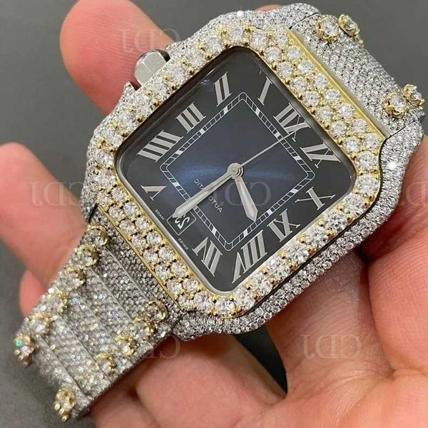 wristwatches custom bling iced out watches white gold plated moiss anite diamond watchess 5a replication mechanical n9px, Silver
wristwatches custom bling iced out watches white gold plated moiss anite diamond watchess 5a replication mechanical n9px, Silver