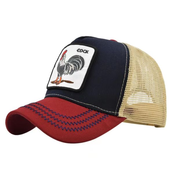 animal pattern embroidery outdoor baseball cap casual sun protection visor hat mesh breathable design hat, Blue;gray
animal pattern embroidery outdoor baseball cap casual sun protection visor hat mesh breathable design hat, Blue;gray