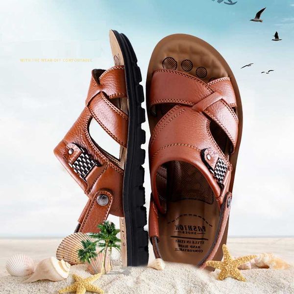 sandals summer men's sandals double buckle strap mens beach casual shoes black shoes brown shoesj230221
sandals summer men's sandals double buckle strap mens beach casual shoes black shoes brown shoesj230221