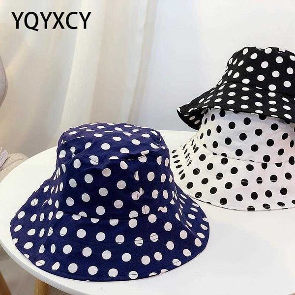 wide brim hats bucket hat women korean soft fisherman cap summer fishing hat cotton black white blue dot pattern sunhat female wide brim l23, Blue;gray
wide brim hats bucket hat women korean soft fisherman cap summer fishing hat cotton black white blue dot pattern sunhat female wide brim l23, Blue;gray