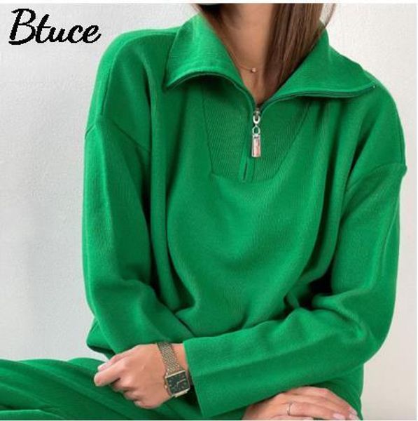 women's sweaters women green womens zip sweaters fashion female casual polo neck solid oversized pullovers jumper knitted winter 23022, White;black
women's sweaters women green womens zip sweaters fashion female casual polo neck solid oversized pullovers jumper knitted winter 23022, White;black