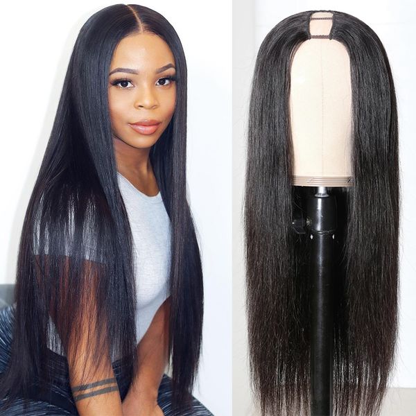 straight wigs u part wig brazilian human hair wigs for women virgin hair glueless middle u shape wig 180 density wholesale, Black
straight wigs u part wig brazilian human hair wigs for women virgin hair glueless middle u shape wig 180 density wholesale, Black