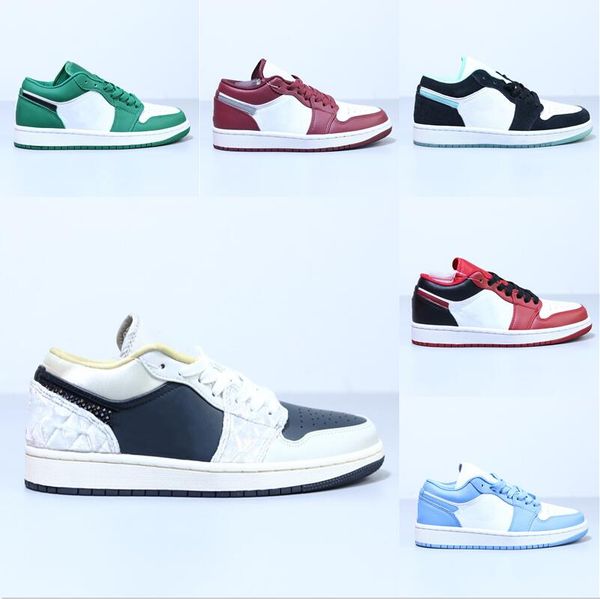 unc 1low beaded basketball shoes pine island green trainers reverse black toe cherrywood red sneaker
unc 1low beaded basketball shoes pine island green trainers reverse black toe cherrywood red sneaker