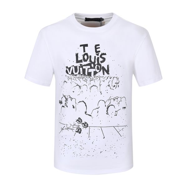 2023 21ss designer tide t shirts chest letter laminated print short sleeve high street loose oversize casual t-shirt 100% pure cotton for m, White;black
2023 21ss designer tide t shirts chest letter laminated print short sleeve high street loose oversize casual t-shirt 100% pure cotton for m, White;black