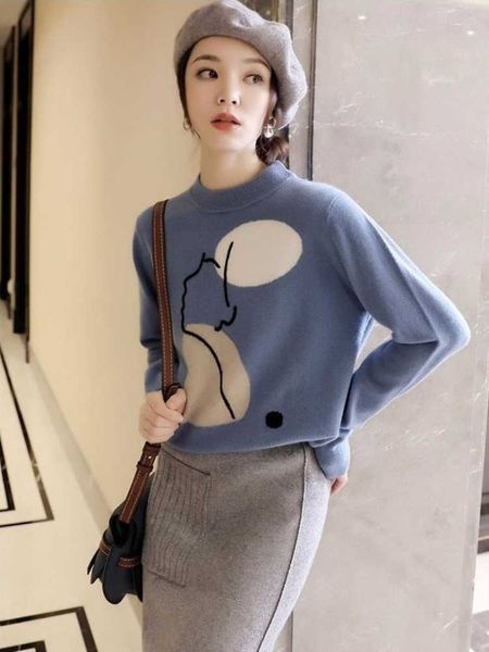 winter clothes women sweater korean fashion o-neck knit pulls pullover thick s long sleeve new in christmas 230222, White;black
winter clothes women sweater korean fashion o-neck knit pulls pullover thick s long sleeve new in christmas 230222, White;black