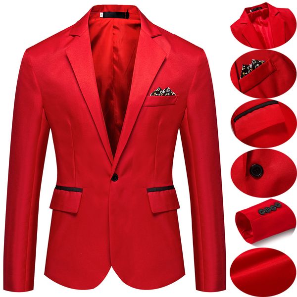 men's suits blazers slim fit man office jacket mens s wedding dress coats casual business mans 230222, White;black
men's suits blazers slim fit man office jacket mens s wedding dress coats casual business mans 230222, White;black