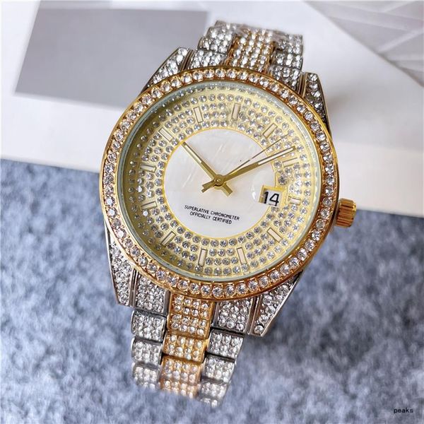 aaa luxury brand mens women watches shinning diamond wacth iced out stainless steel men quartz movement montre gift party wristwat258c, Slivery;brown
aaa luxury brand mens women watches shinning diamond wacth iced out stainless steel men quartz movement montre gift party wristwat258c, Slivery;brown