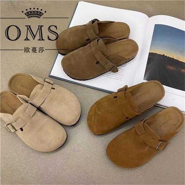 designer birkinstock slippers outlet omassa genuine leather bucken shoes women's new brushed cowhide ugly cute ins lazy slippers fashio, Black
designer birkinstock slippers outlet omassa genuine leather bucken shoes women's new brushed cowhide ugly cute ins lazy slippers fashio, Black