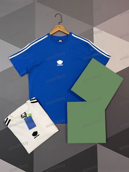 xinxinbuy men designer tee t shirt 23ss paris shoulder stripe short sleeve cotton women black blue white khaki xs-l, Black;brown
xinxinbuy men designer tee t shirt 23ss paris shoulder stripe short sleeve cotton women black blue white khaki xs-l, Black;brown
