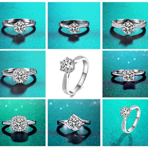 s925 sterling silver inlaid with 50-point mosonite ring female six-claw closed-mouth fashion temperament wedding ring
s925 sterling silver inlaid with 50-point mosonite ring female six-claw closed-mouth fashion temperament wedding ring