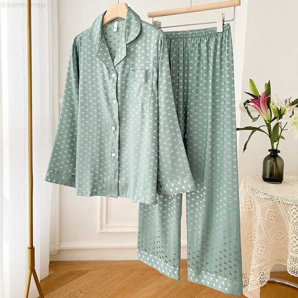 2 pieces set pajamas for women heart love long sleeved sleepwear ladies satin silk winter autumn pjamas lounge wear 2022 0222
2 pieces set pajamas for women heart love long sleeved sleepwear ladies satin silk winter autumn pjamas lounge wear 2022 0222