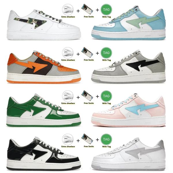 2023 2022 arrival bapesta 2023 for mens women skate dunks low patent pastel pink black white bapestas baped sk8 sta outdoor sneakers
2023 2022 arrival bapesta 2023 for mens women skate dunks low patent pastel pink black white bapestas baped sk8 sta outdoor sneakers