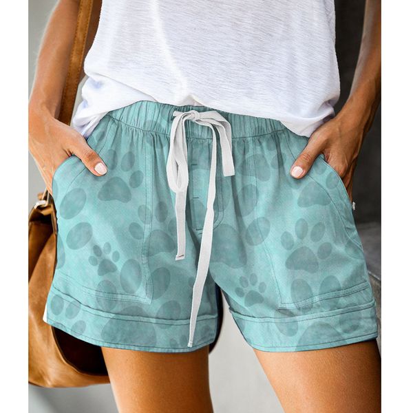women's shorts summer women casual high waist drawstring short pants ladies pocket loose vintage animal dog paw print shorts 230222, White;black
women's shorts summer women casual high waist drawstring short pants ladies pocket loose vintage animal dog paw print shorts 230222, White;black