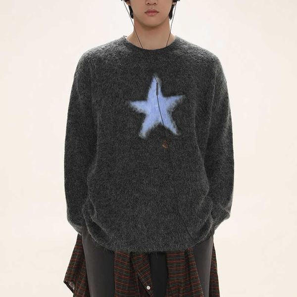 y2k clothes men oversized star sweater black loose grey women vintage retro knitted 2022 autumn cotton pullover 230222, White;black
y2k clothes men oversized star sweater black loose grey women vintage retro knitted 2022 autumn cotton pullover 230222, White;black