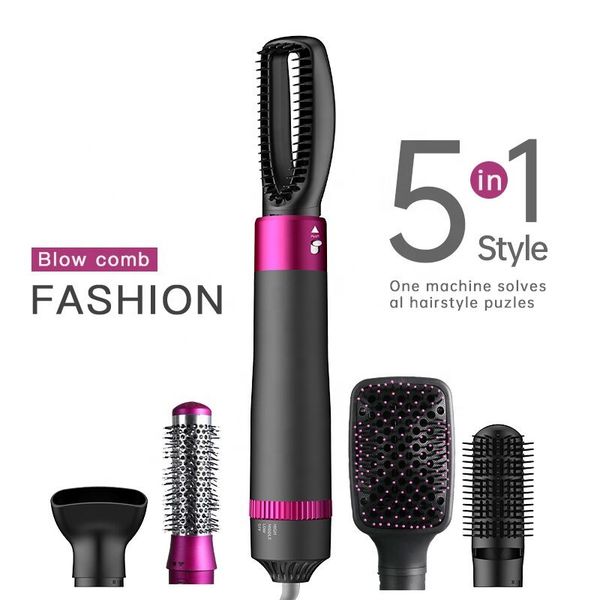 5 in 1 hair dryer air brush styler set with interchangeable brush head, negative ionic blow dryer, electric hair curler
5 in 1 hair dryer air brush styler set with interchangeable brush head, negative ionic blow dryer, electric hair curler