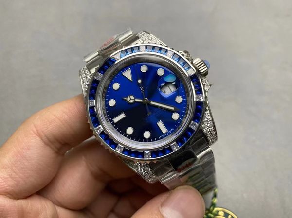 with box luxury mens watch automatic mechanical ceramic 40mm dial 904l stainless steel diamond watch classic style luminous sapphire wristwa, Slivery;brown
with box luxury mens watch automatic mechanical ceramic 40mm dial 904l stainless steel diamond watch classic style luminous sapphire wristwa, Slivery;brown