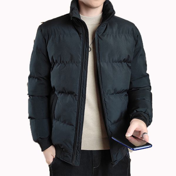 men's jackets winter men cotton padded korean fashion streetwear casual clothing stand collar coats 230222, Black;brown
men's jackets winter men cotton padded korean fashion streetwear casual clothing stand collar coats 230222, Black;brown