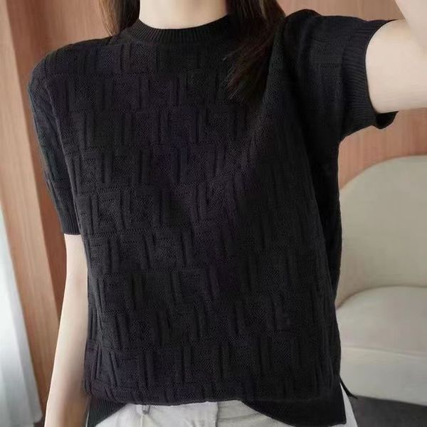 new designer womens knits womens t shirt short sleeve viscose hollow out women long sleeve shorts sleeve luxury fashion thin hollow round ne, White
new designer womens knits womens t shirt short sleeve viscose hollow out women long sleeve shorts sleeve luxury fashion thin hollow round ne, White
