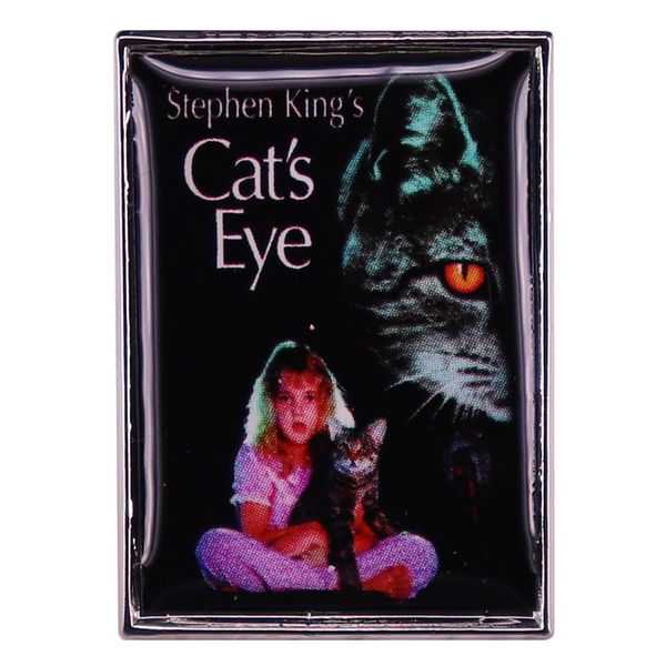 horror movie cat's eye enamel pin vintage poster backpack pins badge brooch halloween jewelry gifts, Blue
horror movie cat's eye enamel pin vintage poster backpack pins badge brooch halloween jewelry gifts, Blue