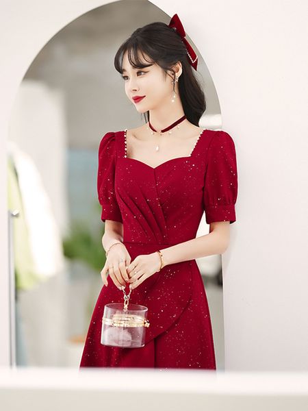 party dresses 130cm wine short front long back lady girl women princess prom banquet party bridesmaid performance dress gown 230222, White;black
party dresses 130cm wine short front long back lady girl women princess prom banquet party bridesmaid performance dress gown 230222, White;black