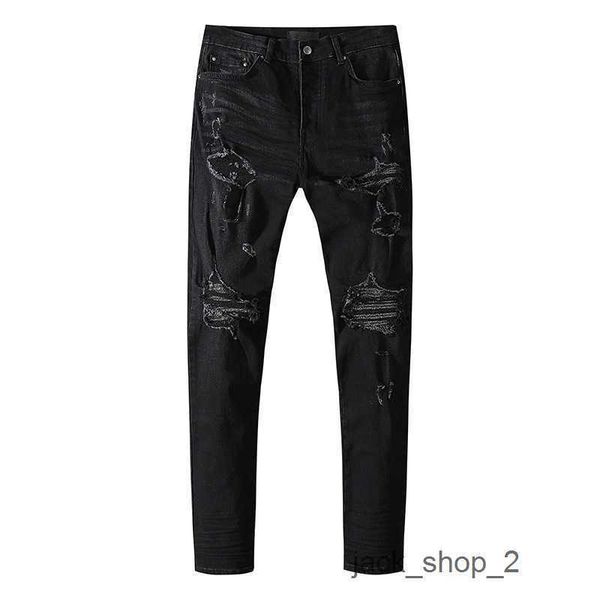 f8mm designer jeans amira fashion high street brand men's new hole patch slim pants denim cotton fit gwqo pleated wrinkled knee ripped, Blue
f8mm designer jeans amira fashion high street brand men's new hole patch slim pants denim cotton fit gwqo pleated wrinkled knee ripped, Blue