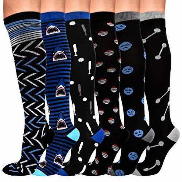5pc socks hosiery compression stockings 30 mmhg women men sports socks for marathon running socks cycling football socks varicose veins sock, Black;white
5pc socks hosiery compression stockings 30 mmhg women men sports socks for marathon running socks cycling football socks varicose veins sock, Black;white