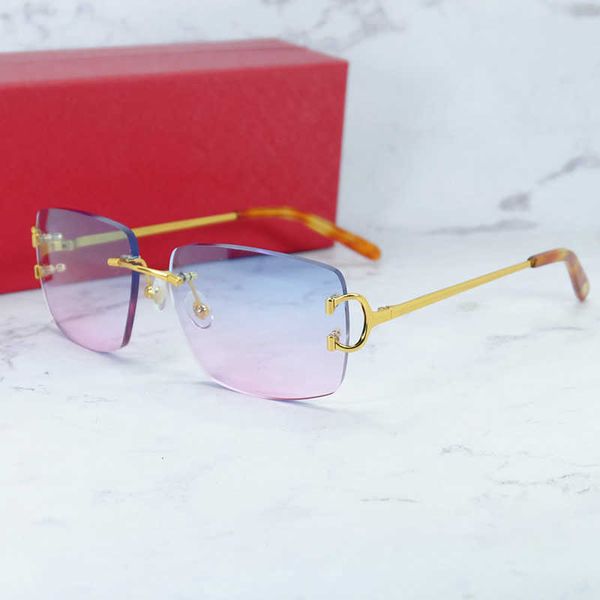 luxury sunglasses men vintage designer wire big c rimless metal fashion women shades eyewear outdoor protect new fashion factory sun glasses, White;black
luxury sunglasses men vintage designer wire big c rimless metal fashion women shades eyewear outdoor protect new fashion factory sun glasses, White;black