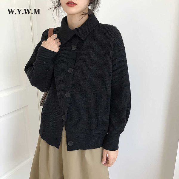 wywm coarse yarn striped knitted cardigans women elegant vintage lazy oaf sweater coat turtleneck long sleeve female jumpers 230222, White;black
wywm coarse yarn striped knitted cardigans women elegant vintage lazy oaf sweater coat turtleneck long sleeve female jumpers 230222, White;black