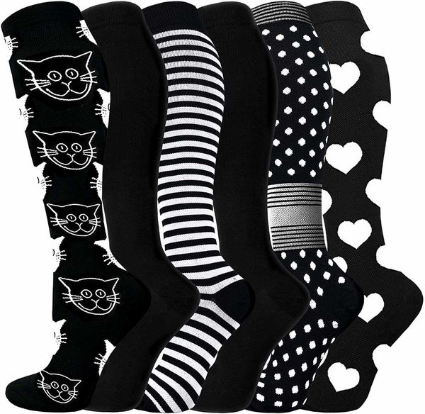 5pc socks hosiery 58 style compression socks women running athletic sports crossfit flight travel nurses running athletic stocking men socks, Black;white
5pc socks hosiery 58 style compression socks women running athletic sports crossfit flight travel nurses running athletic stocking men socks, Black;white