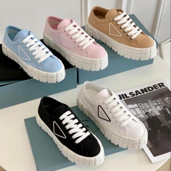 with box prad women designer shoes nylon casual shoes gabardine classic canvas sneakers brand wheel lady stylist trainers fashion platfor sx, Black
with box prad women designer shoes nylon casual shoes gabardine classic canvas sneakers brand wheel lady stylist trainers fashion platfor sx, Black